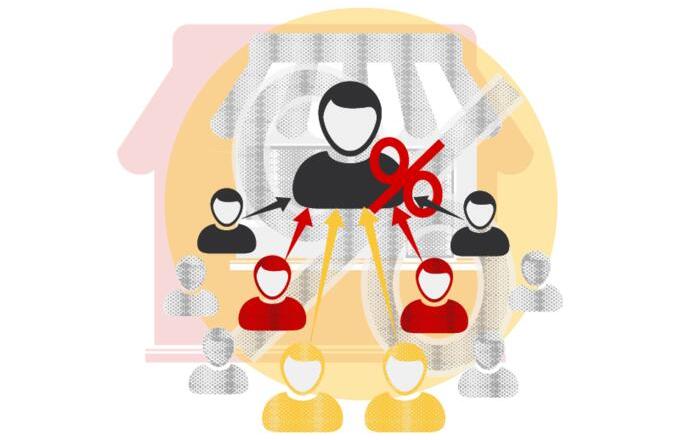 Referral program: accounting for partners and recommendations