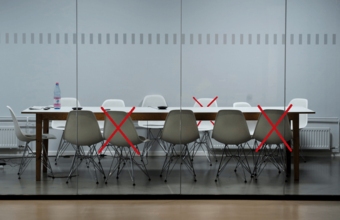 Reducing the number of employees and downsizing in an organization due to war