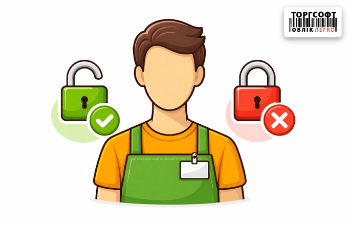 Налаштування ролі «Продавець»: мінімальні права доступу та контроль безпеки