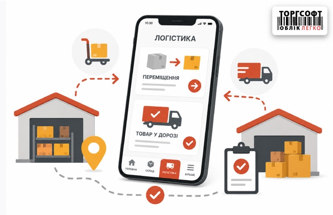 Mobilná logistika: ako vykonávať prevody a prijímať „Tovar na ceste“ zo smartfónu