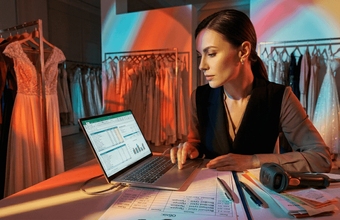 Účtovníctvo v predajniach svadobných a spoločenských šiat