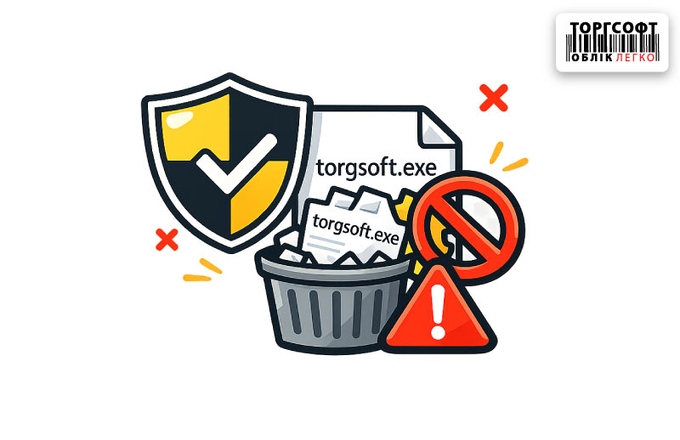 Антивирус torgsoft.exe файлын жойды немесе лицензия қызметін бұғаттады
