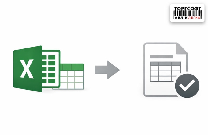 Як імпортувати прихідну накладну з Excel: покрокова інструкція