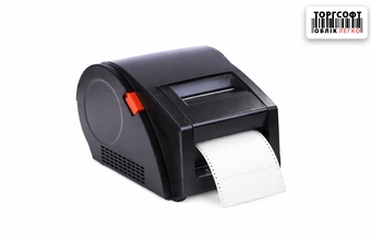 The label printer prints blank labels or offsets the print