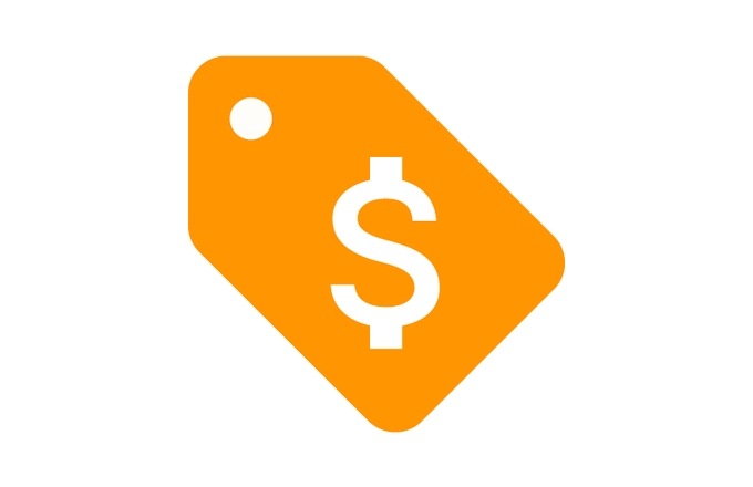 Calculation of the price for the label