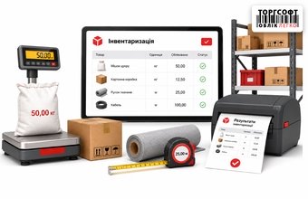 Inventarierea mărfurilor după măsură: greutate, lungime și tipărirea rezultatelor