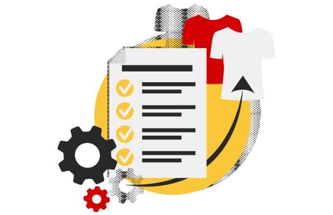 Production: accounting of materials and finished goods