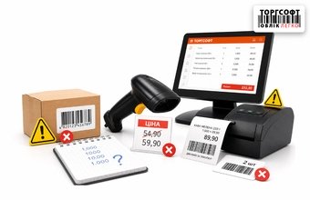 Типові помилки продавців у реалізації, скануванні та введенні кількості