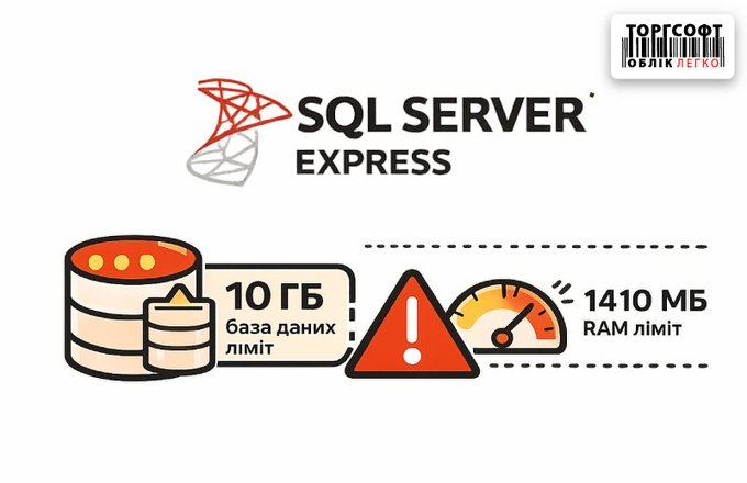 SQL Server Express: әр дерекқор үшін 10 ГБ шектеуі және 1410 МБ жедел жады