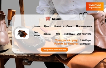 How to place an order to suppliers. Materials for production