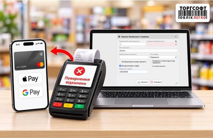 Повернення оплати через Apple Pay і Google Pay: що робити, якщо POS-термінал відхиляє операцію
