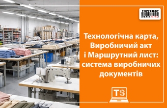 Technological map, Production act and Route sheet: a system of production documents