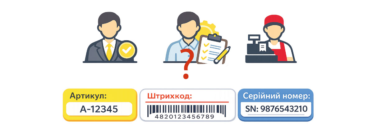 Протокол нумерації товарів: артикул, штрихкод, серійний номер
