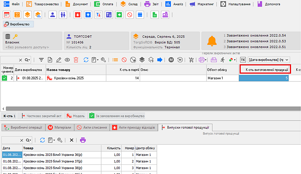 &ldquo;Quantity of manufactured products&rdquo;