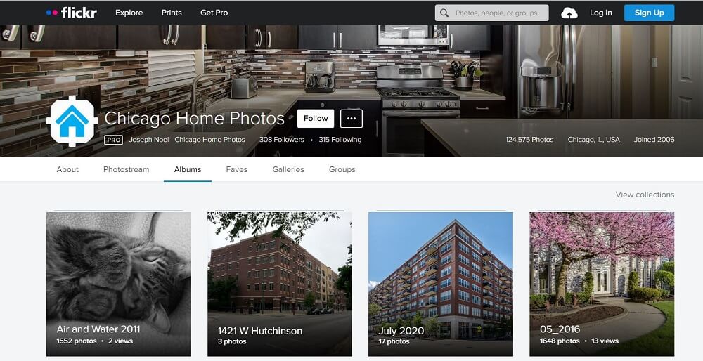 Сторінка Flickr