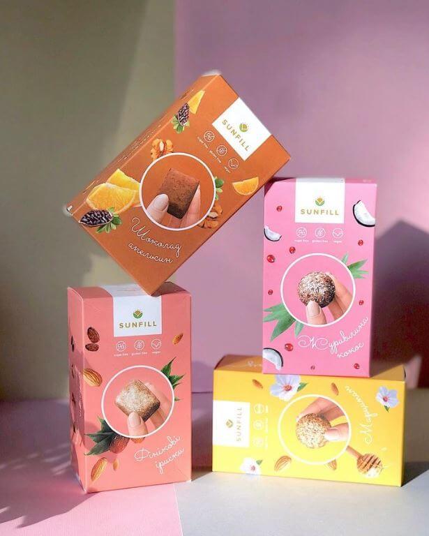 Хлібці та батончики Sunfill