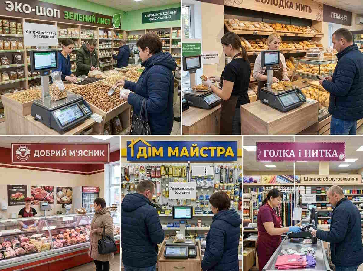 Магазин із ваговими товарами для фасування та маркування