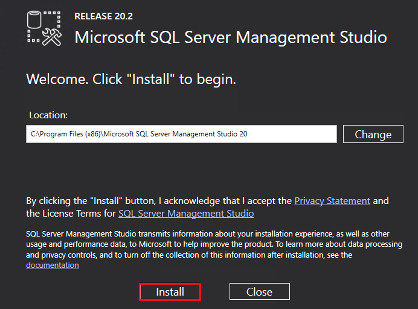 SQL Server Management Studio