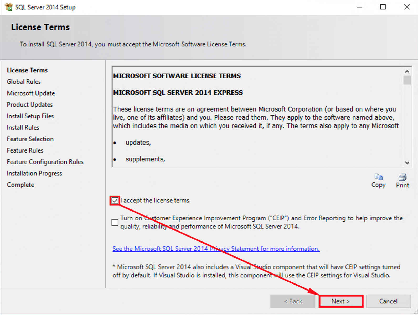 Microsoft лицензиялық келісімі