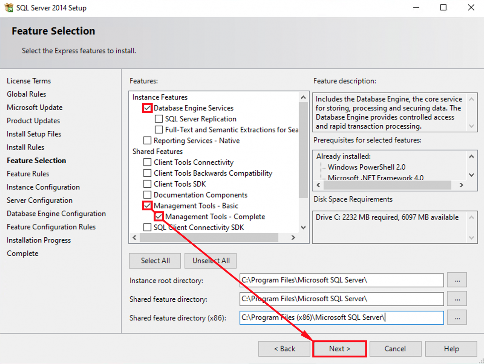 Компоненттерді орнату