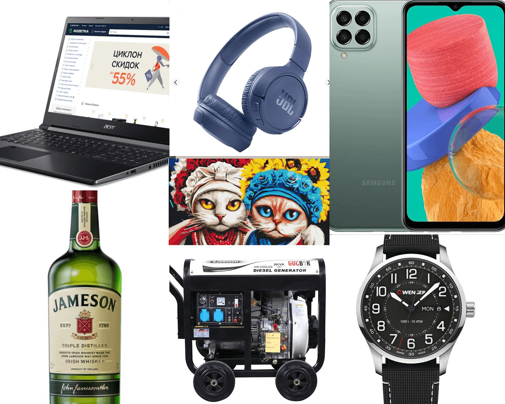 топ-25 популярних товарів на Розетці