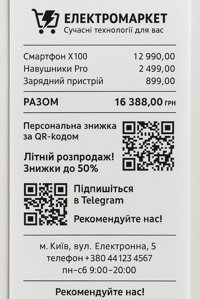 Унікальний чек