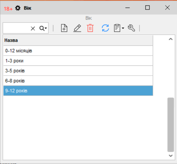 Товарознавство &rarr; Вік