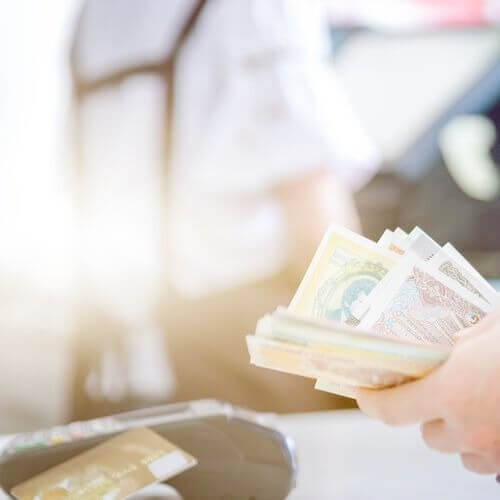 Accounting of prepayments and debts