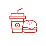 coffee and fast food