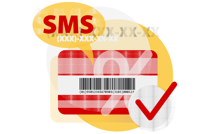 Верифікація дисконтної карти через SMS