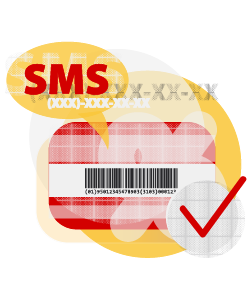 Іконка опції Верифікація дисконтної картки через SMS